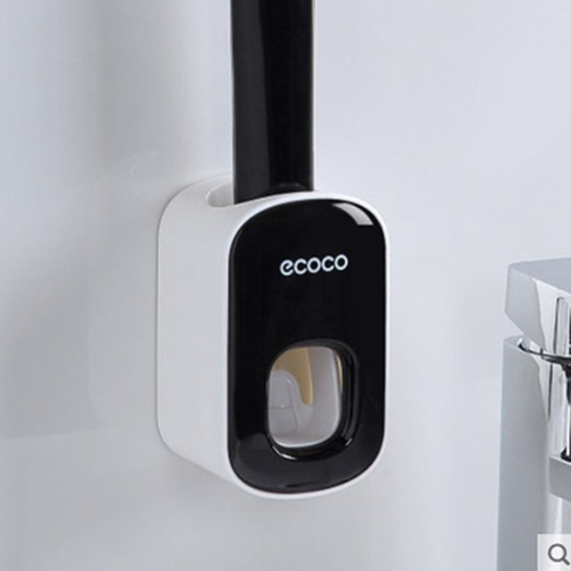 Wall Mounted Automatic Toothpaste Dispenser and Bathroom Accessories Set