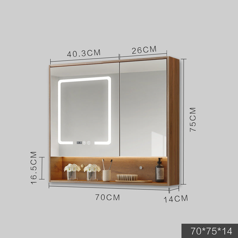 Smart Cabinet Mirror with LED Lights - Anti-fog Hanging Wall Type Bathroom Dressing Mirror