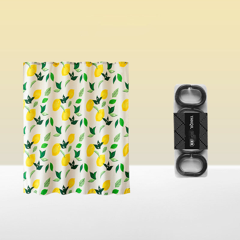 Punch-Free Magnetic Shower Curtain for Bath and Toilet - Thickened Anti-Mold Partition Curtain