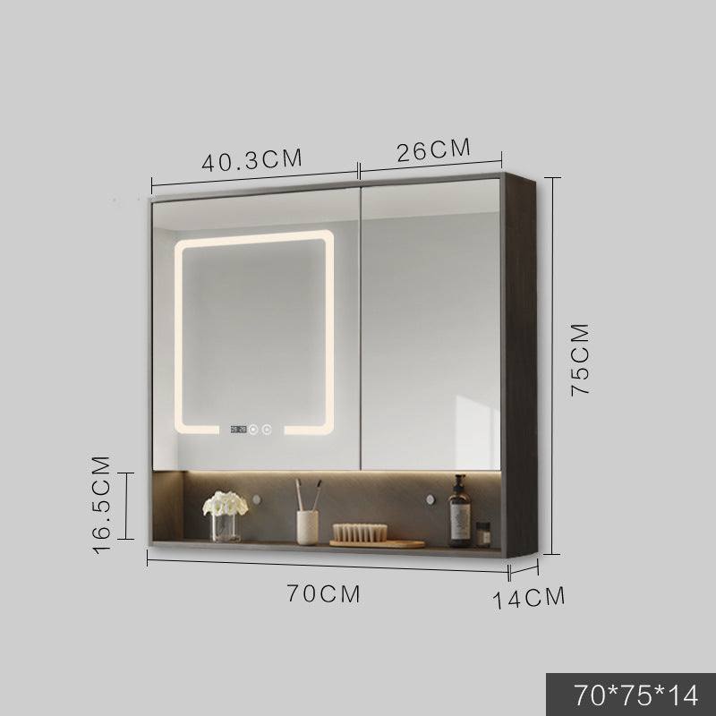 Smart Cabinet Mirror with LED Lights - Anti-fog Hanging Wall Type Bathroom Dressing Mirror