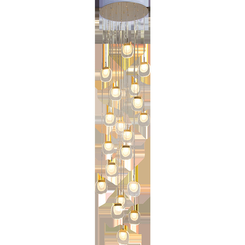Restaurant Crystal Glass Lamp - Elegant Illumination for Upscale Dining Environments