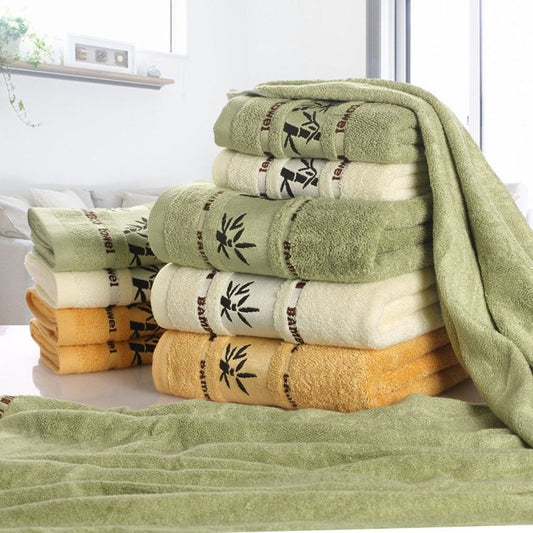 Bamboo Charcoal Bath Towel - Eco-Friendly and Ultra-Soft Fiber Towel