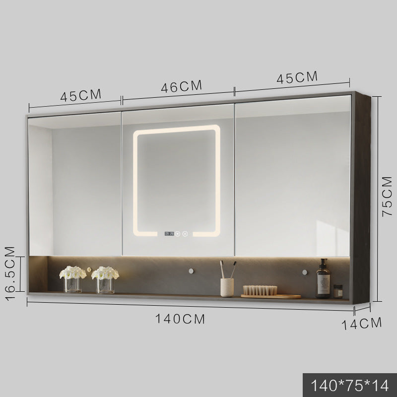 Smart Cabinet Mirror with LED Lights - Anti-fog Hanging Wall Type Bathroom Dressing Mirror