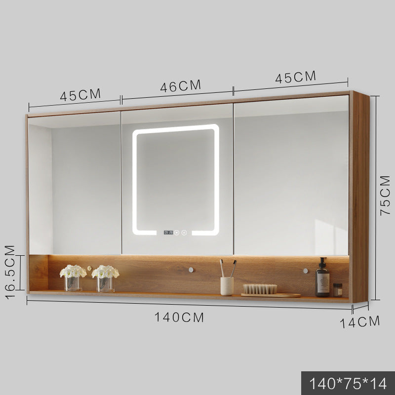 Smart Cabinet Mirror with LED Lights - Anti-fog Hanging Wall Type Bathroom Dressing Mirror