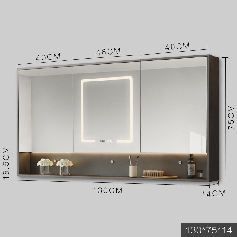 Smart Cabinet Mirror with LED Lights - Anti-fog Hanging Wall Type Bathroom Dressing Mirror