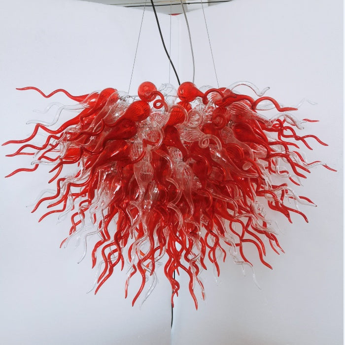 Modern Chilli Chandelier - Art Glass Design for Contemporary Spaces