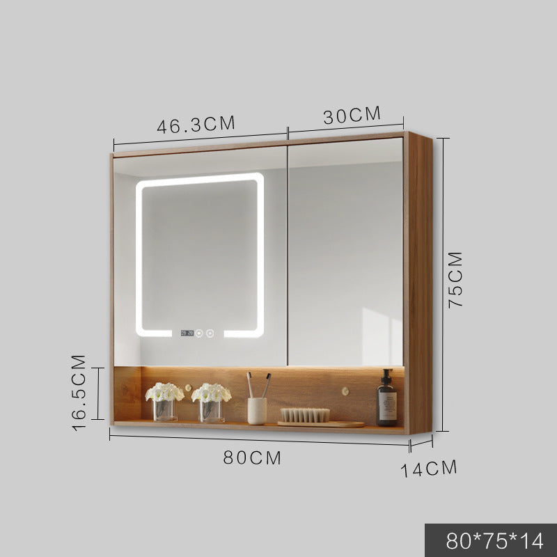 Smart Cabinet Mirror with LED Lights - Anti-fog Hanging Wall Type Bathroom Dressing Mirror
