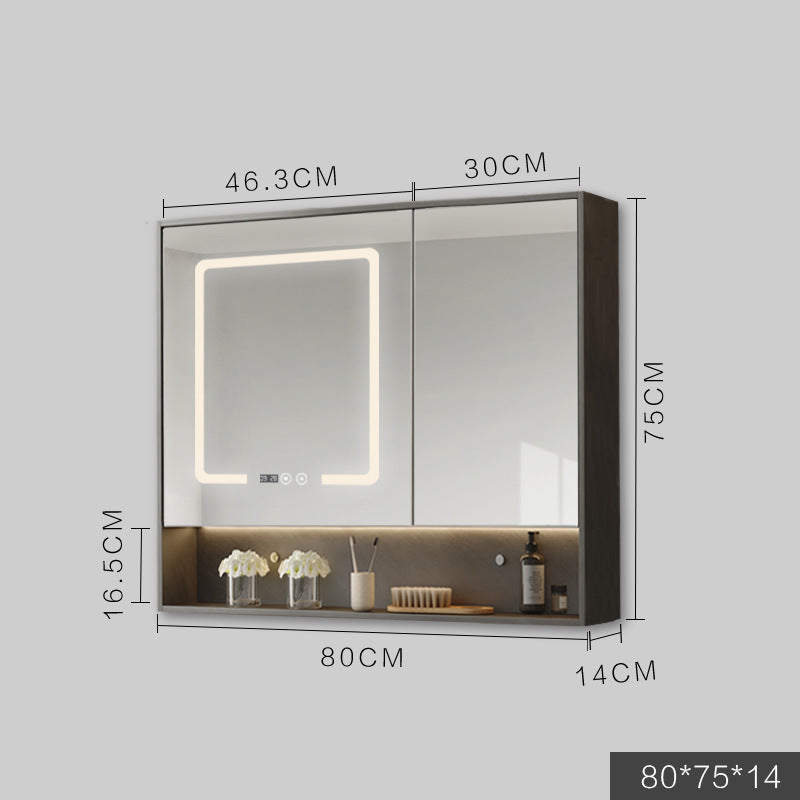 Smart Cabinet Mirror with LED Lights - Anti-fog Hanging Wall Type Bathroom Dressing Mirror