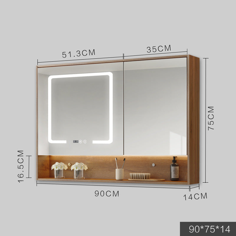 Smart Cabinet Mirror with LED Lights - Anti-fog Hanging Wall Type Bathroom Dressing Mirror