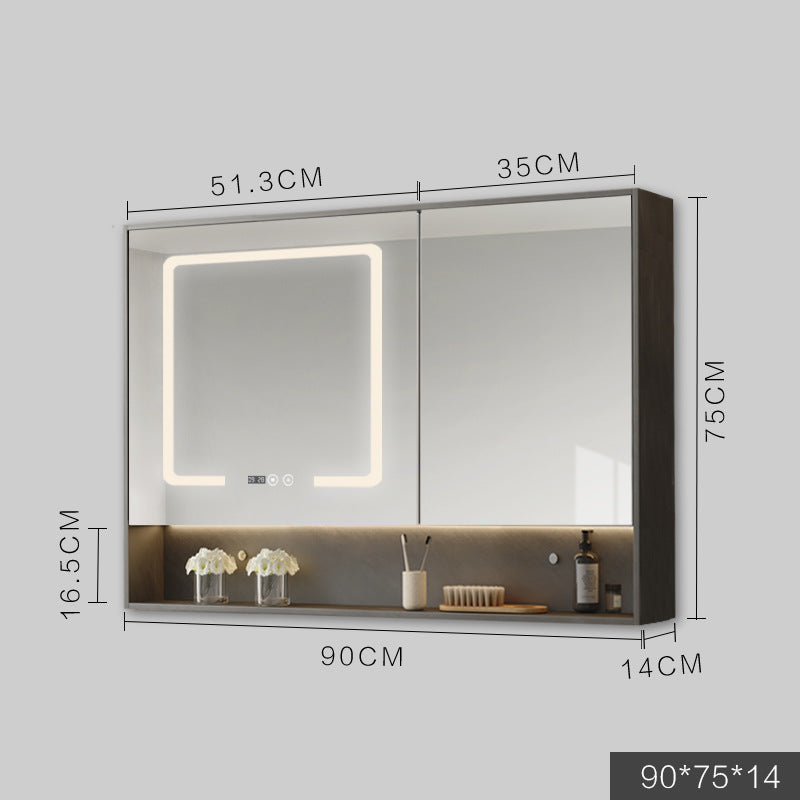 Smart Cabinet Mirror with LED Lights - Anti-fog Hanging Wall Type Bathroom Dressing Mirror