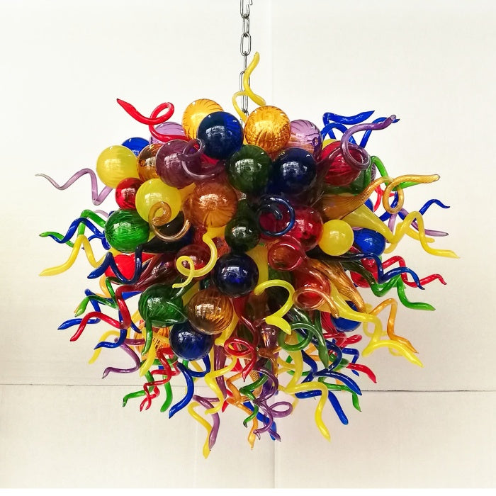 Modern Chilli Chandelier - Art Glass Design for Contemporary Spaces