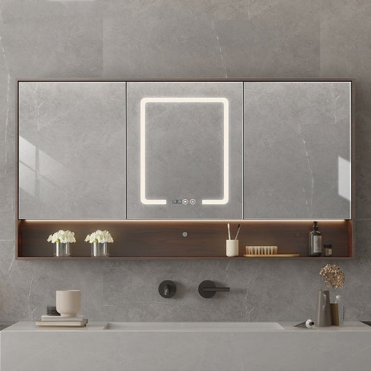 Smart Cabinet Mirror with LED Lights - Anti-fog Hanging Wall Type Bathroom Dressing Mirror