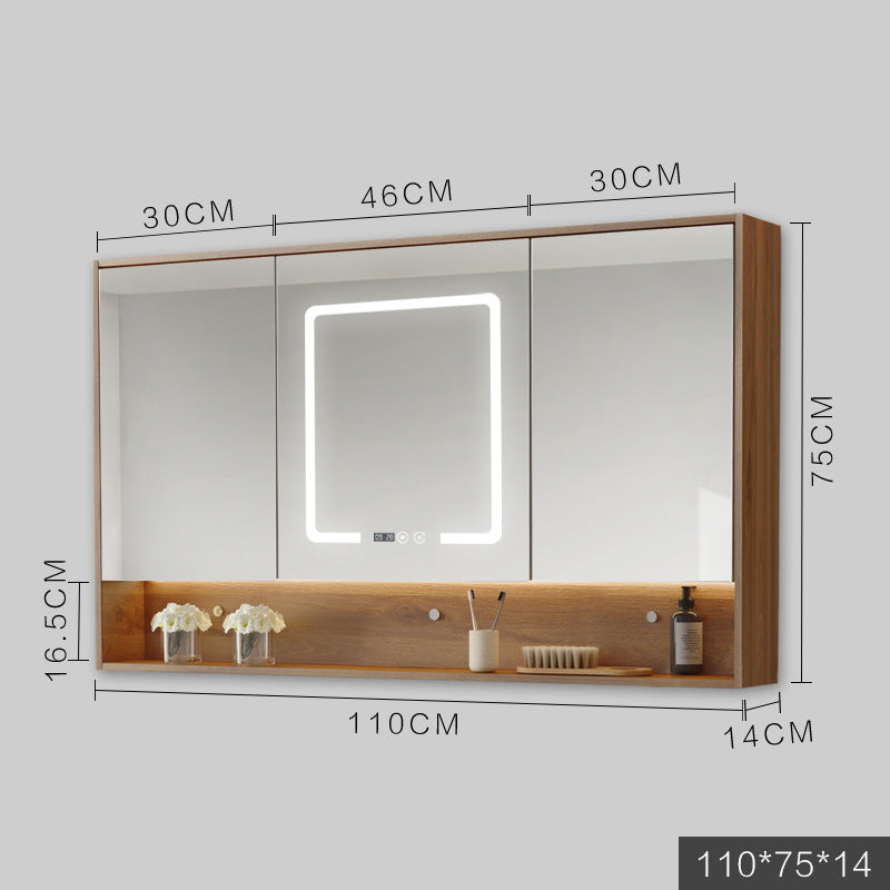 Smart Cabinet Mirror with LED Lights - Anti-fog Hanging Wall Type Bathroom Dressing Mirror